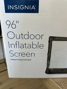 Insignia 96" Outdoor aufblasbarer Bildschirm mit Inflator Pumpe enthalten. Neu im Karton! - Bild 1 von 3