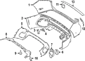Genuine Mercedes-Benz Lower Bumper 247-880-52-07 - Bild 1 von 1