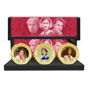 Juego Caja Monedas Oro Día Internacional de la Mujer 2025 Edición Limitada Coleccionable - Imagen 1 de 7