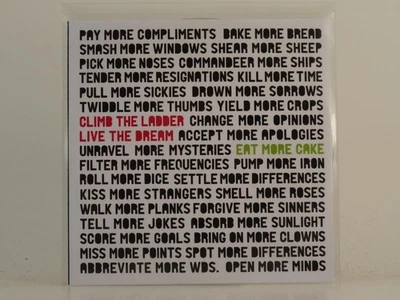 EAT MORE CAKE HAS TO BE DONE (H1) 6 Track Promo CD Single including Picture Slee - Image 1 of 4