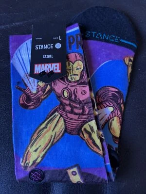 Stance Men's Crew Socks ~ Prevent Rust purple size L - Image 1 of 4