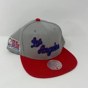 Mitchell & Ness Los Angeles Lakers HWC 35th Anniversary Side Patch Snapback Hat - Picture 1 of 5