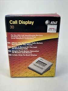 Vintage 1991 AT&T Telephone Call Display/Caller ID Device 30 NIB - Picture 1 of 6