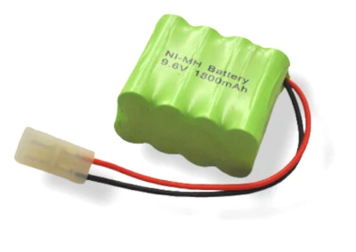 9.6v AA Rechargeable Battery NiMH 1800mAh Tamiya Plug for RC Car Boat Tank Truck - Image 1 of 3