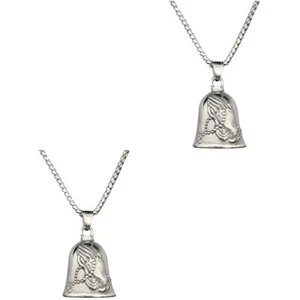 Set of 2 Cloche De Style Gothique Long Pour Femme Chaîne En - Photo 1/12