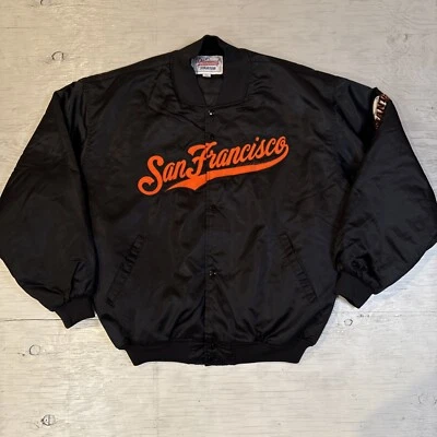 Vintage 90s MLB Starter San Francisco SF Giants Diamond Collection Jacket Sz 2XL - Image 1 of 4