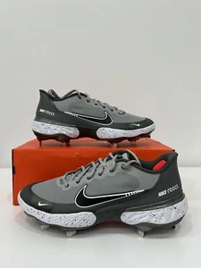 Nike Alpha Huarache Elite 3 Low Baseball Cleats Grey CK0746-011 Men Size 8.5 - Picture 1 of 5
