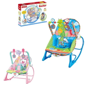 Babywiege Babywippe Vibration Melodie Musikalischer elektrische Liege +Spielboge - Bild 1 von 13