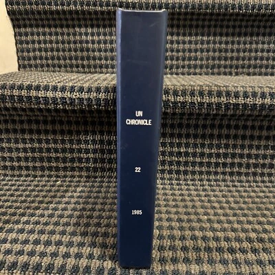 1985 U.N. Monthly Chronicle #22 Bound Volume, Library Edition (BM74) - Image 1 of 4