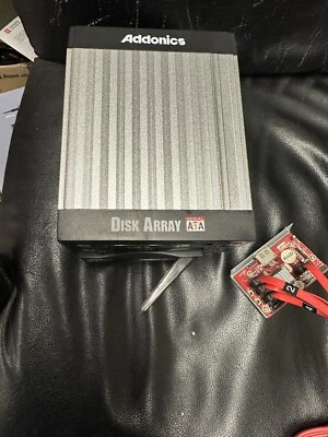 Addonics Snap-In Disk Array for 4 SATA Hardrives & cable board computer storage - Image 1 of 4