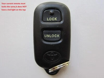  OEM TOYOTA COROLLA KEYLESS REMOTE ENTRY KEY FOB TRANSMITTER ALARM GQ43VT14T  - Image 1 of 3