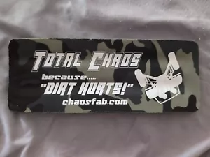 Total Chaos Off-road Racing Slap Can Beer Koozie Camouflage Rare - Picture 1 of 6