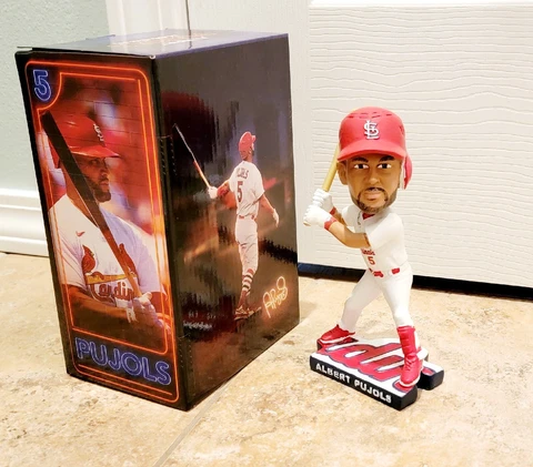 St Louis Cardinals Albert PUJOLS Legends Bobblehead SGA NIB Connect Puzzle 2022 Cover