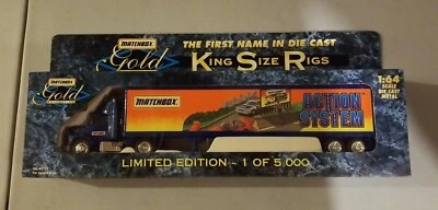 1996 Matchbox Gold Collection Matchbox Action Systems King Size Rigs NIB - Image 1 of 2