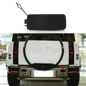 Black Right Rear Bumper Tow Hook Cover For Land Rover Defender 90 110 2020-2024  - Bild 1 von 7