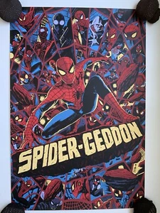 Mondo Spider-Geddon Screen Print Poster Francesco Francavilla XXX/300 Spider-Man - Imagen 1 de 11