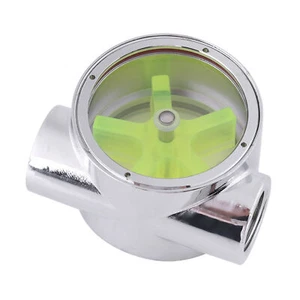 Indicateur de débit métallique G1/4 '' capteur de débit de refroidissement avec 5 aubes de roue - Photo 1/12
