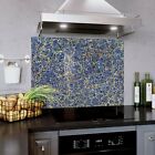 Glass Splashback Kitchen Cooker Panel ANY SIZE Abstract Liquid Pattern Mosaic