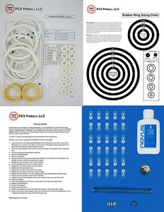 1976 Bally Fireball Tune-up Kit (home version) - Includes Rubber Ring Kit - Picture 1 of 3