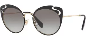 Miu Miu abgerundete Katzenaugen-Sonnenbrille für Damen mit Farbverlaufsgläsern - MU57TS 1AB0A7 - Bild 1 von 4