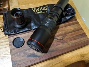 Vivitar Series 1 500mm f/8.0 Lens Multicoated telephoto w/2x converter for Canon - Picture 1 of 3