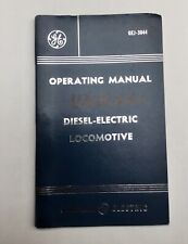 GE diesel-electric locomotive operating manual, 1966