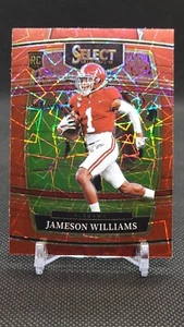 2022 Select Draft Football Jameson Williams RC Red Laser #52 - Picture 1 of 2