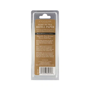 Cuccio Pedicure File Refill Paper Water Resistant Abrasive 80 Grit x 50 Sheets