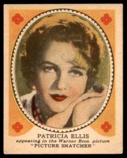 1938 R68 Shelby Gum Hollywood Screen Stars #22 PATRICIA ELLIS VG **RDX**