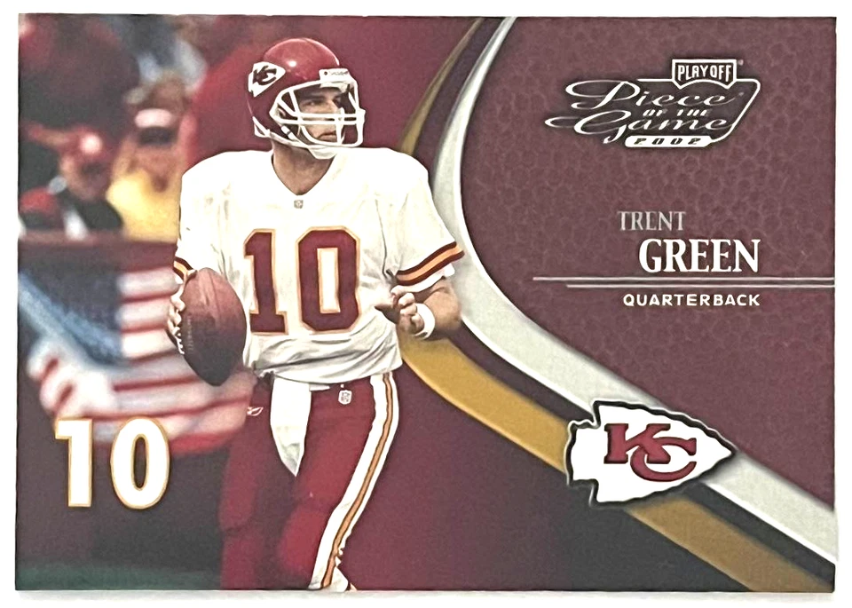 2002 Playoff Piece of the Game #13 Trent Green Kansas City Chiefs - Image 1 of 2