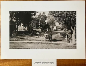 Lyons, Colorado CO ca. 1908 West End of Main - historischer Fotodruck - 13" x 19" - Bild 1 von 4