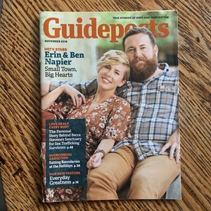 Guideposts Magazine November 2018 Erin & Ben Napier HGTV Sather Gowdy, g9 - Picture 1 of 13