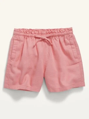 Old Navy Toddler Paperbag-Waist Linen-Blend Pull-On Shorts Size 12-18 18-24M - Image 1 of 2