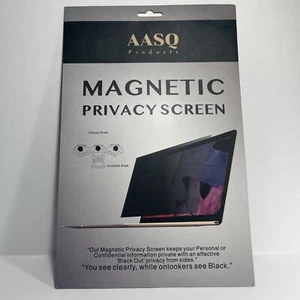 AASQ Magnetic-Laptop Privacy Screen Filter for Universal Laptops & MacBook Pro - Picture 1 of 2