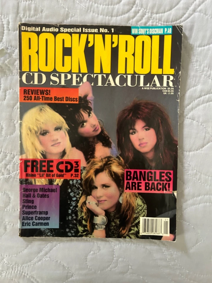 Digital Audio Special Issue #1: Rock'n'Roll CD Spectacular Magazine 1988 Bangles - Image 1 of 4
