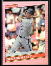 2020 Donruss Halo Pink #229 George Brett Kansas City Royals