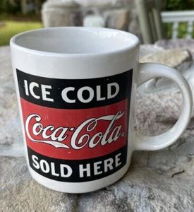 Coca-Cola Coke Coffee Mug Ice Cold Coca-Cola Sold Here (8) - Picture 1 of 6