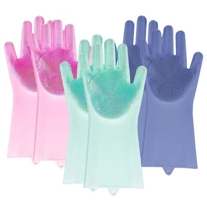 183693 Guantes de silicona 2 en 1 con esponja GLOVE BETTER multifuncional - Imagen 1 de 15