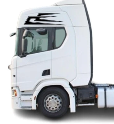 x2 Volvo Scania DAF Boomerang Camión HGV Camión Calcomanías Gráficas Pegatinas - Imagen 1 de 2