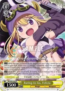 Raring to Go, Felicia - MR/W80-E004 - R Near Mint WEISS Magia Record: Puella Mag - Picture 1 of 1
