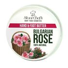 100 Natural Hand  Foot butter with Bulgarian Rose Damascene, TRUE ROSE AROMA 