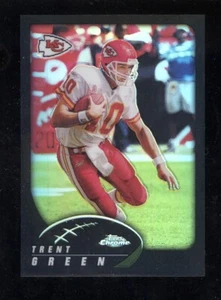 #65 Trent Green 2002 Topps Chrome Black Refractor /599 Kansas City Chiefs - Picture 1 of 2