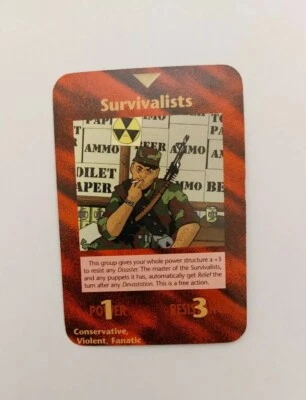 INWO Illuminati New World Order SURVIVALISTS - 1994 Limited Edition Card Game - Bild 1 von 2