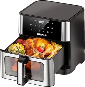Heißluftfritteuse 10L Fritteusen Friteuse Heißluft Air Fryer ohne Öl XXL - Bild 1 von 17
