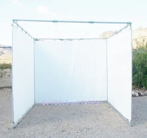 10' x 10' Sukkah Kit for Sukkot White Walls 3/4" Fittings PIPE NOT INCLUDED - Picture 1 of 6