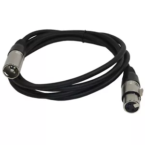 HQRP 6ft XLR / xlr Microphone Cable 3pin M/F for Shure SM7B SM48 SM58 SM86 SM87A - Bild 1 von 3