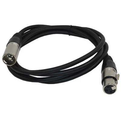 HQRP 6ft XLR / XLR Microphone Cable 3pin M/F for Shure SM7B SM48 SM58 SM86 SM87A - Image 1 of 3