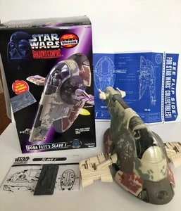 Star Wars Shadows of the Empire Boba Fett Slave 1 Complete with box 1996 - Picture 1 of 13