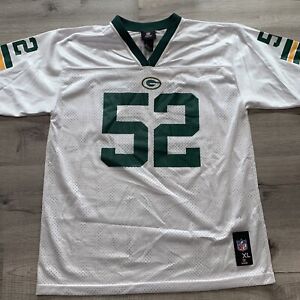 NEW NFL Team Green Bay Packers #52 Clay Matthews Youth XL Jersey White