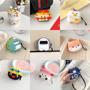 For Samsung Galaxy Buds3Pro/Buds3 3D Cartoon Silicagel Shockproof Earphone Cover - Picture 1 of 29